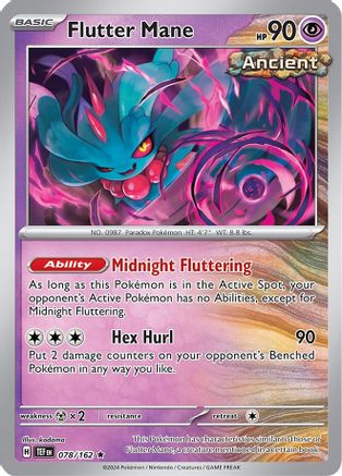 Flutter Mane 078/162  - Rare
