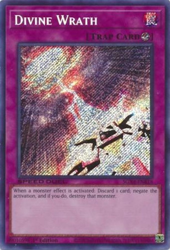 Divine Wrath (Secret Rare) (SGX4-ENB18) - Secret Rare