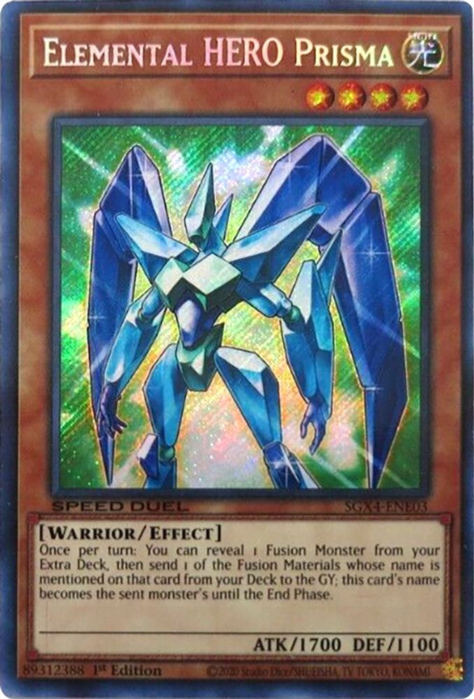 Prisma, HÉROS élémentaire (Secret Rare) [SGX4-ENE03] Secret Rare 