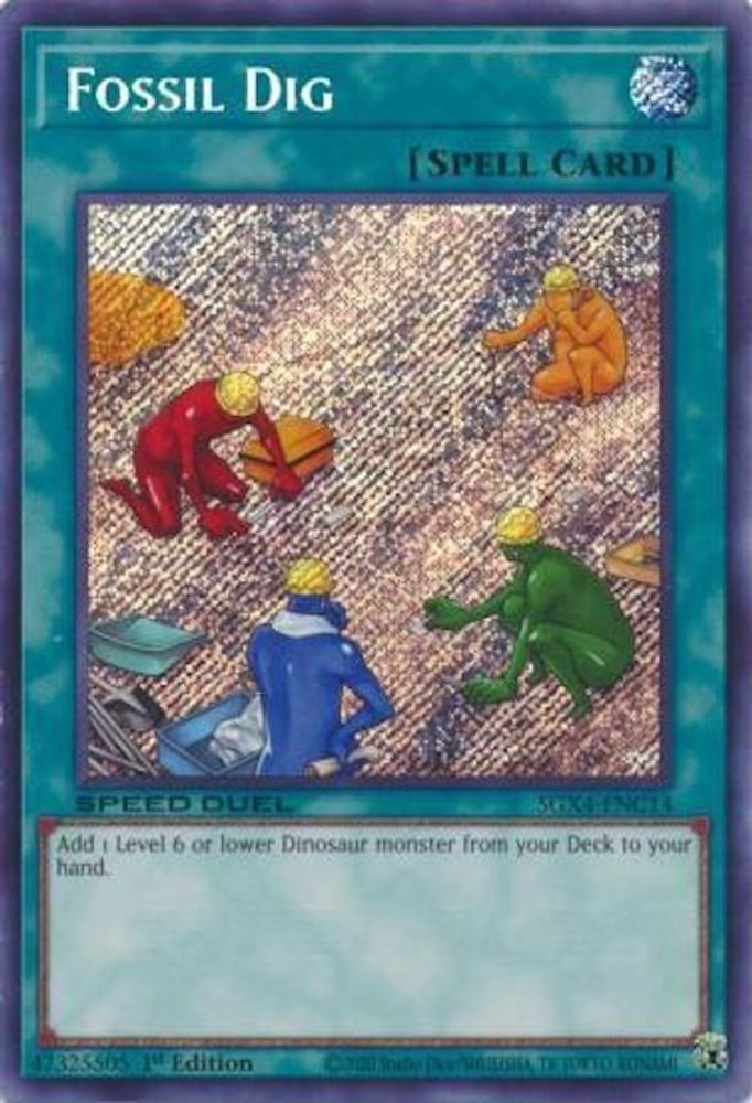 Fossil Dig (Secret Rare) (SGX4-ENC14) - Secret Rare