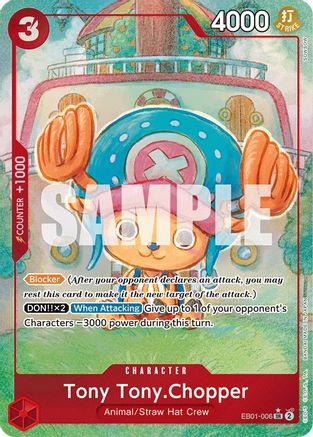 Tony Tony.Chopper (Art alternatif) [Booster supplémentaire : Collection commémorative] 