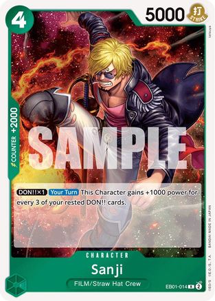 Sanji [Booster supplémentaire : Collection commémorative] 
