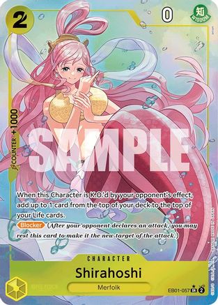 Shirahoshi (Art alternatif) [Booster supplémentaire : Collection commémorative] 