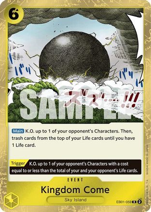 Kingdom Come [Booster supplémentaire : Collection commémorative] 