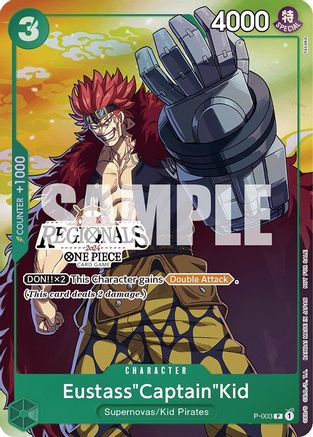 Eustass "Captain" Kid (Online Regional 2024 Vol. 2) [Participant] [Cartes promotionnelles One Piece] 
