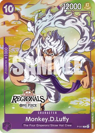 Monkey.D.Luffy (Online Regional 2024 Vol. 2) [Participant] [Cartes promotionnelles One Piece] 