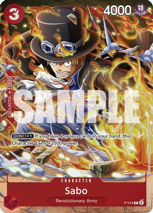 Sabo (Event Pack Vol. 4) [Cartes promotionnelles One Piece] 