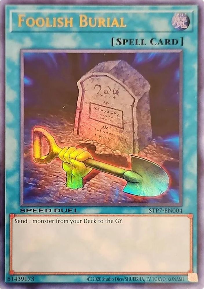 Foolish Burial (STP7-EN004) - Ultra Rare