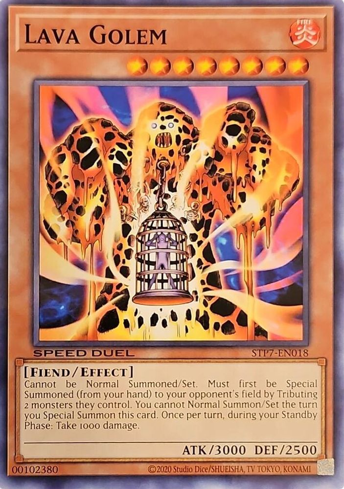Lava Golem (STP7-EN018) - Common