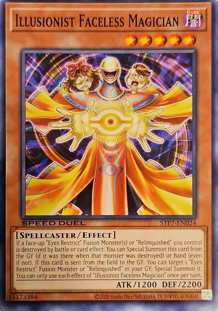 Illusionist Faceless Magician (STP7-EN024) - Common