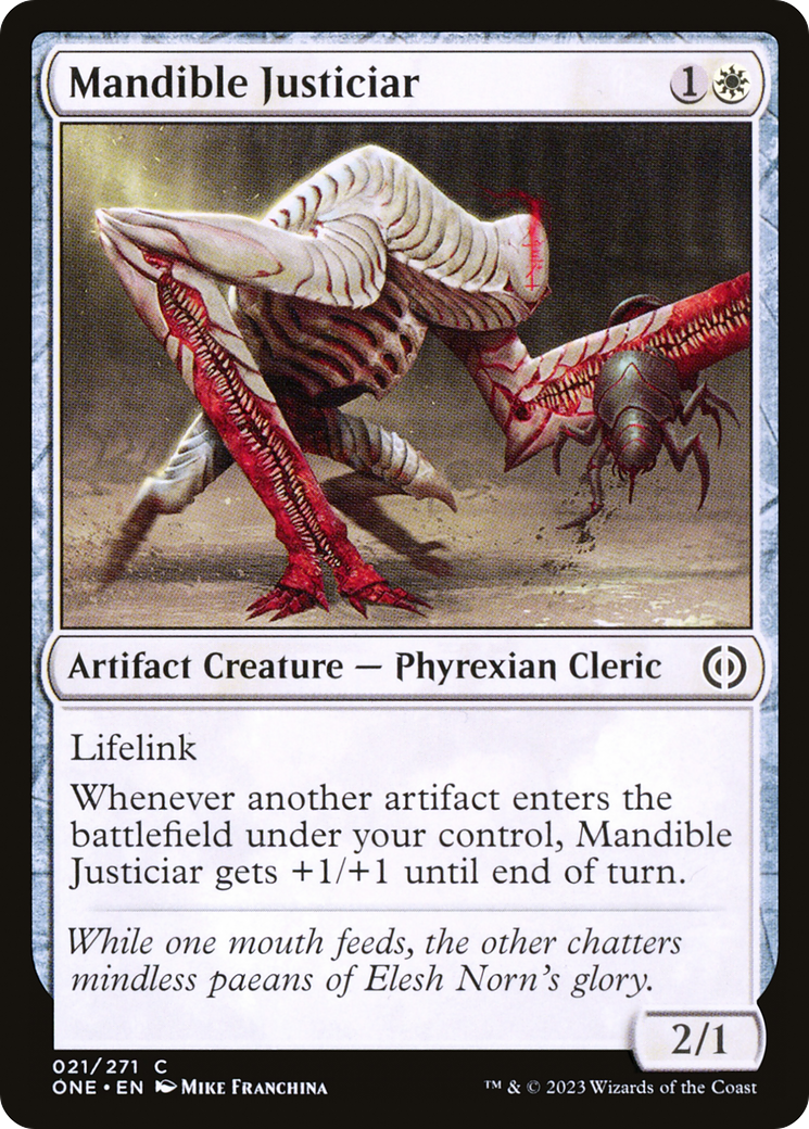 Mandibule Justiciar [Phyrexia : Tous seront un] 