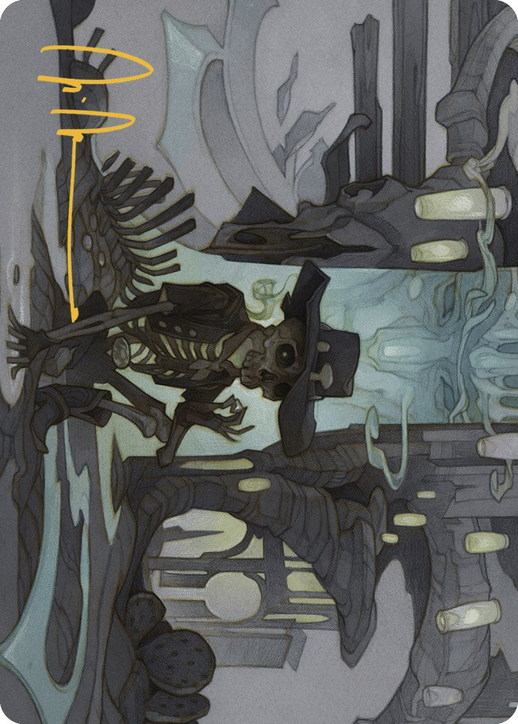 Tinybones rejoint la carte artistique (signature estampillée or) [Série artistique Outlaws of Thunder Junction] 
