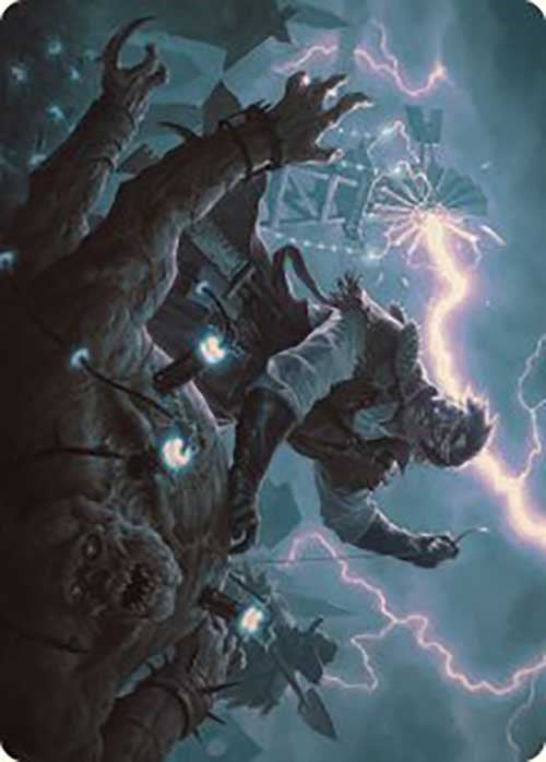 Geralf, la carte d'art Fleshwright [Série d'art des hors-la-loi de Thunder Junction] 
