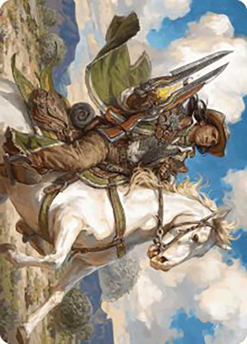 Wylie Duke, carte d'art Atiin Hero [Série artistique des hors-la-loi de Thunder Junction] 