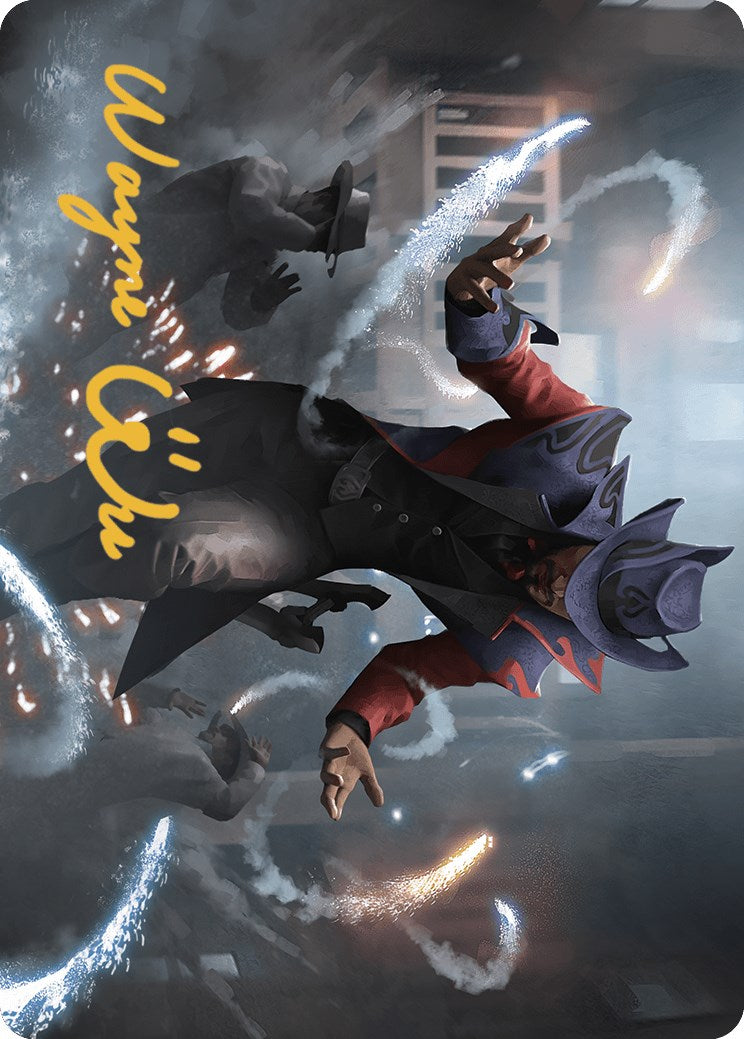 Carte artistique Razzle-Dazzler (signature estampillée or) [Série artistique Outlaws of Thunder Junction] 