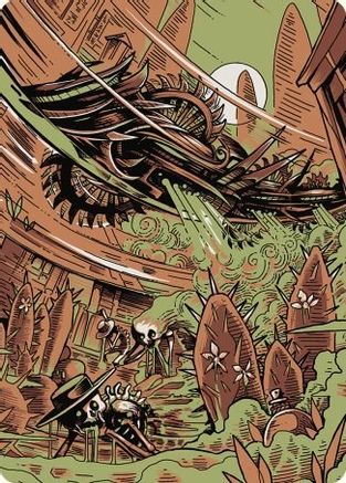 Contagion Engine Art Card (ASOTJ-050) - Art Series: Outlaws of Thunder Junction