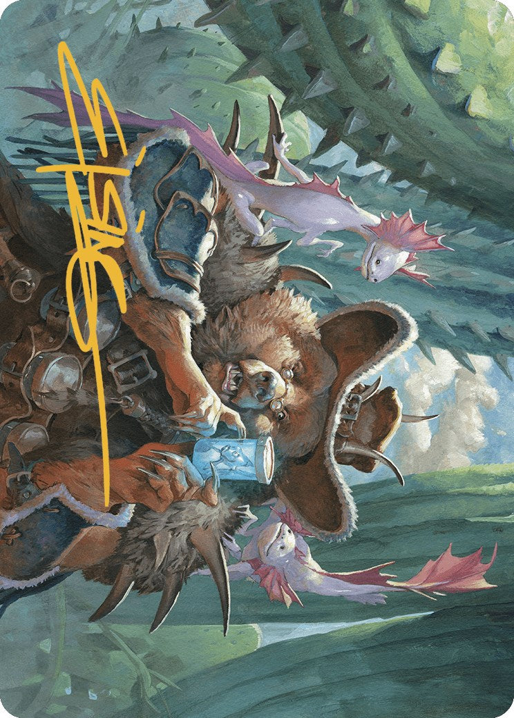 Doc Aurlock, Grizzled Genius Art Card (Signature estampillée or) [Série artistique Outlaws of Thunder Junction] 