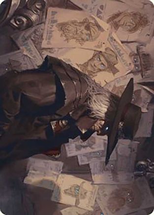 Lazav, Familiar Stranger Art Card (ASOTJ-025) - Art Series: Outlaws of Thunder Junction