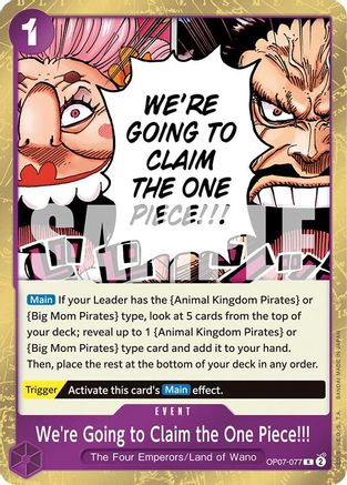 Nous allons réclamer le One Piece !!! [500 ans dans le futur] 