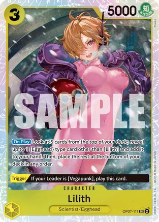 Lilith [500 ans dans le futur] 