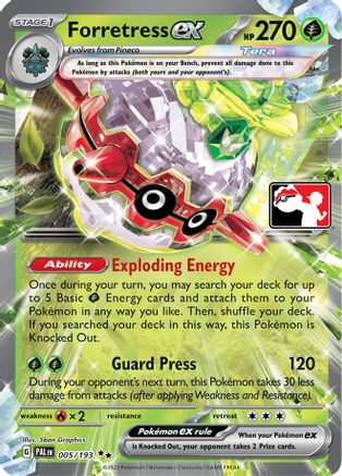 Forretress ex 005  - Holofoil - Double Rare