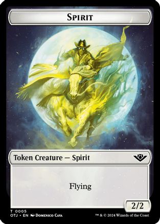 Spirit Token (OTJ-005) - Outlaws of Thunder Junction