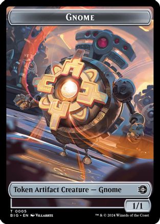 Gnome Token (BIG-005) - Outlaws of Thunder Junction: The Big Score
