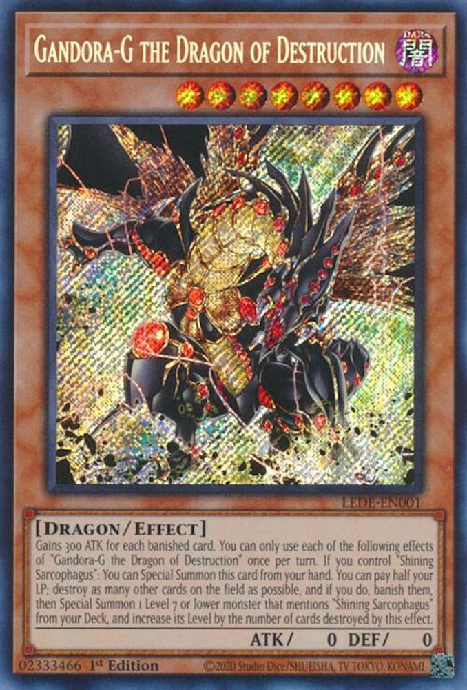 Gandora-G the Dragon of Destruction (LEDE-EN001) - Secret Rare