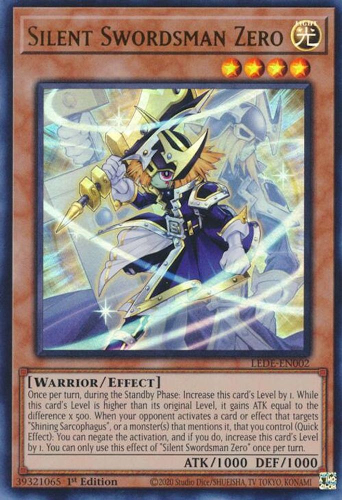 Silent Swordsman Zero (LEDE-EN002) - Ultra Rare