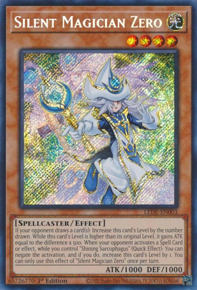 Silent Magician Zero (LEDE-EN003) - Secret Rare