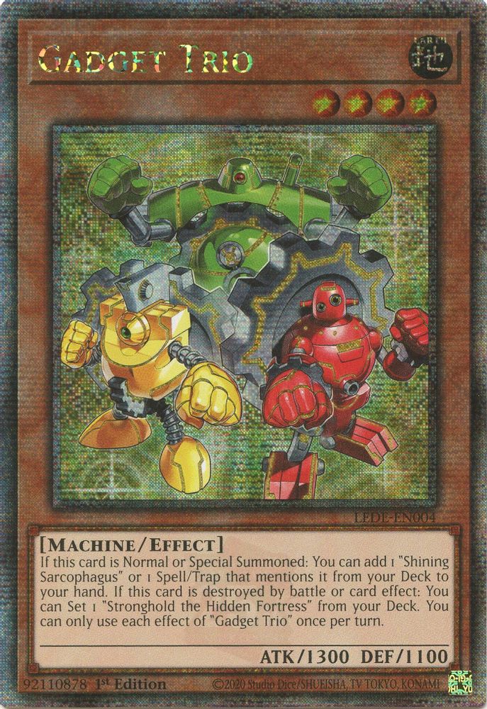 Gadget Trio [LEDE-EN004] Quart de siècle Secret Rare 