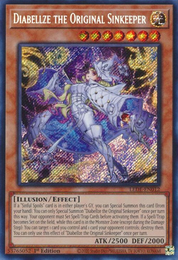 Diabellze le gardien originel [LEDE-EN012] Secret Rare 