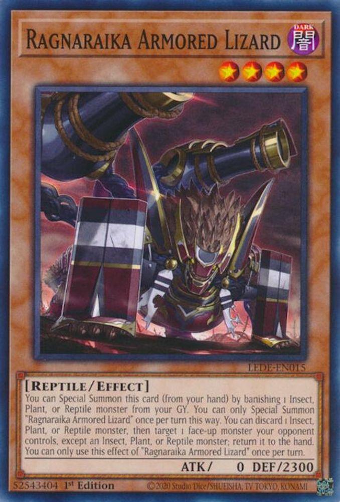 Ragnaraika Armored Lizard (LEDE-EN015) - Common