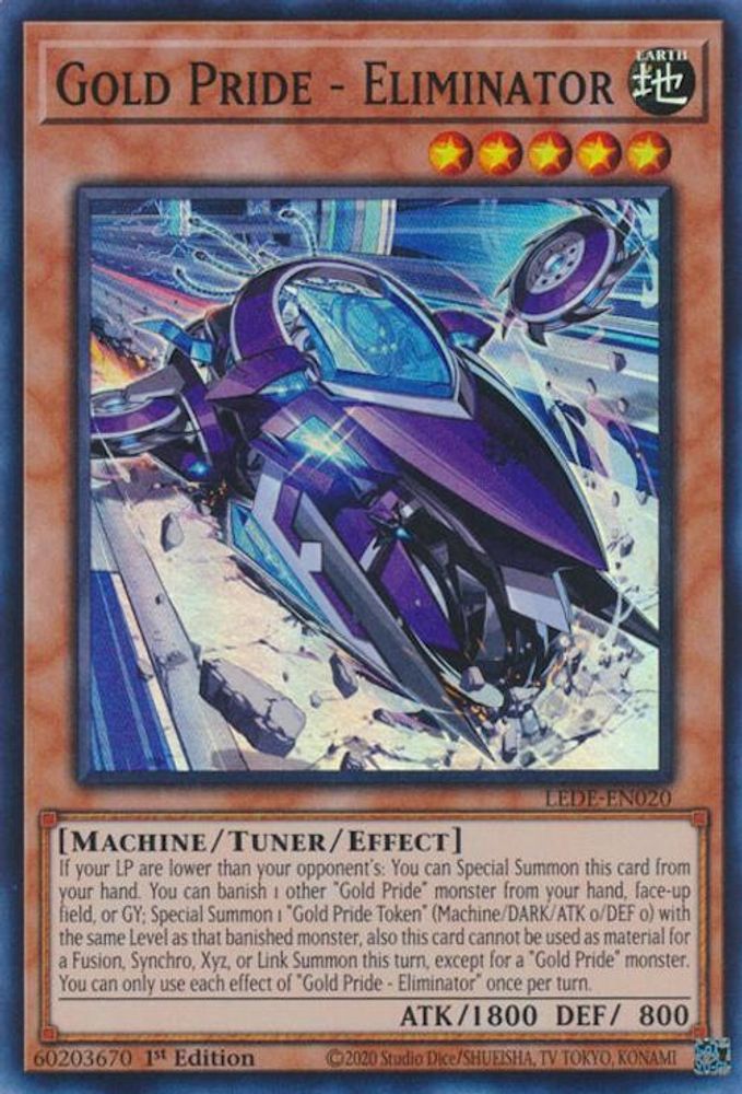 Gold Pride - Eliminator (LEDE-EN020) - Super Rare
