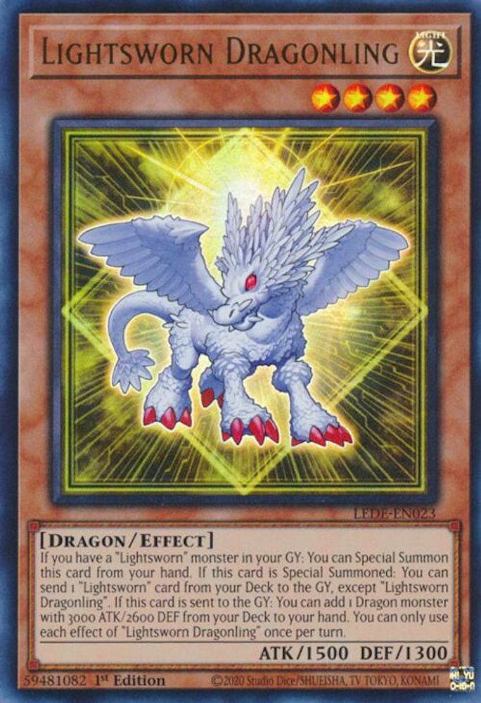 Lightsworn Dragonling (LEDE-EN023) - Ultra Rare