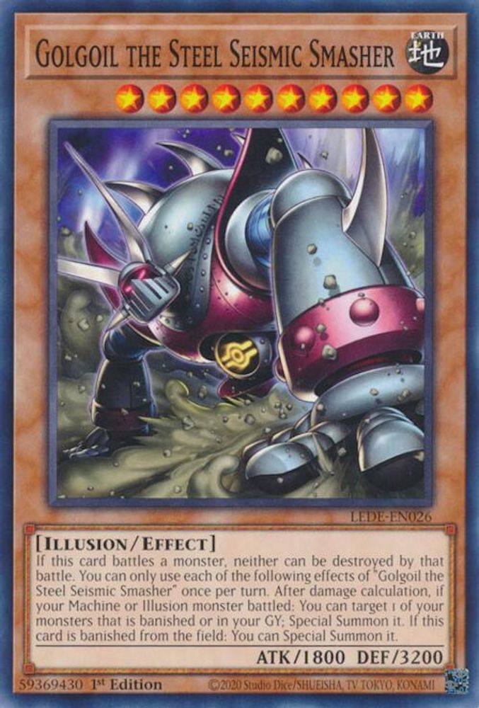 Golgoil the Steel Seismic Smasher (LEDE-EN026) - Common