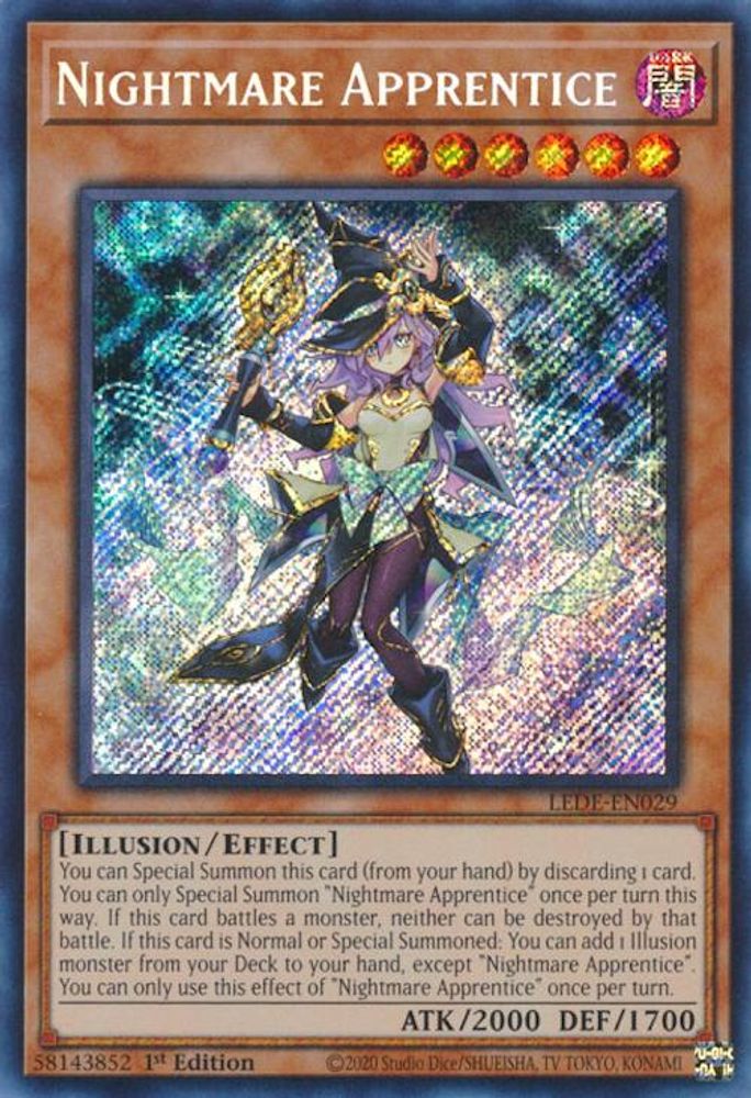 Apprenti Cauchemar [LEDE-EN029] Secret Rare 