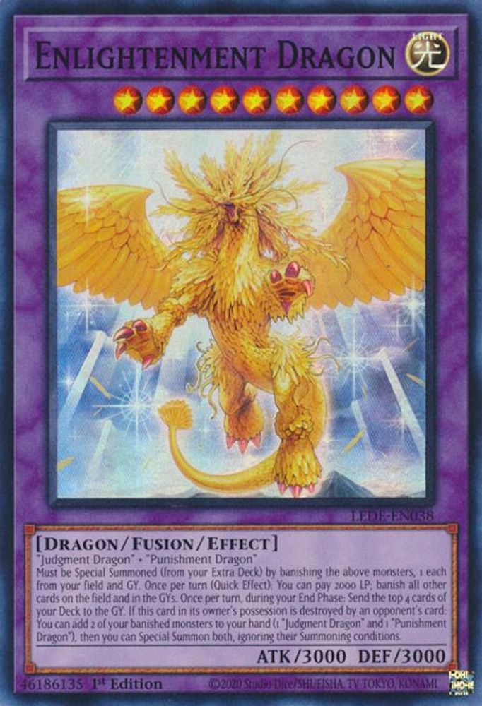 Enlightenment Dragon (LEDE-EN038) - Super Rare