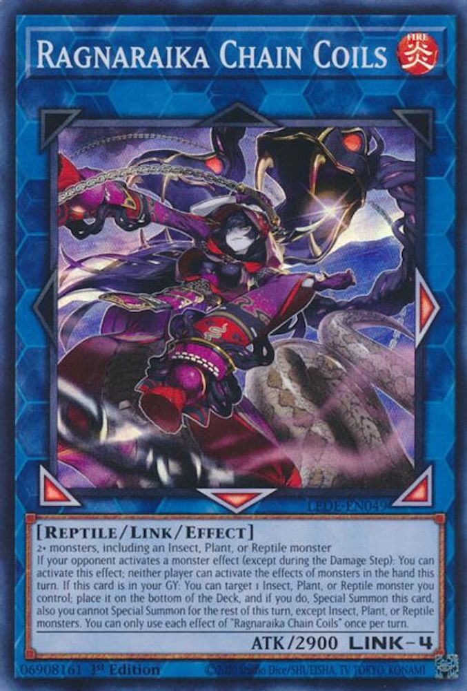 Ragnaraika Chain Coils (LEDE-EN049) - Super Rare