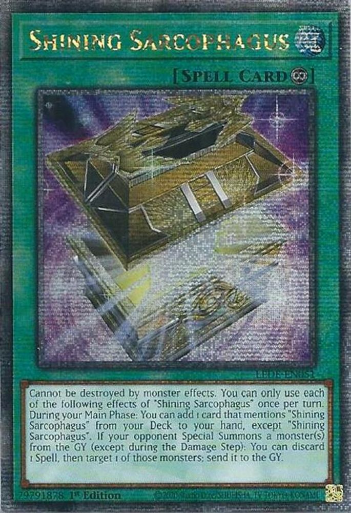 Shining Sarcophagus (Quarter Century Secret Rare) (LEDE-EN051) - Quarter Century Secret Rare