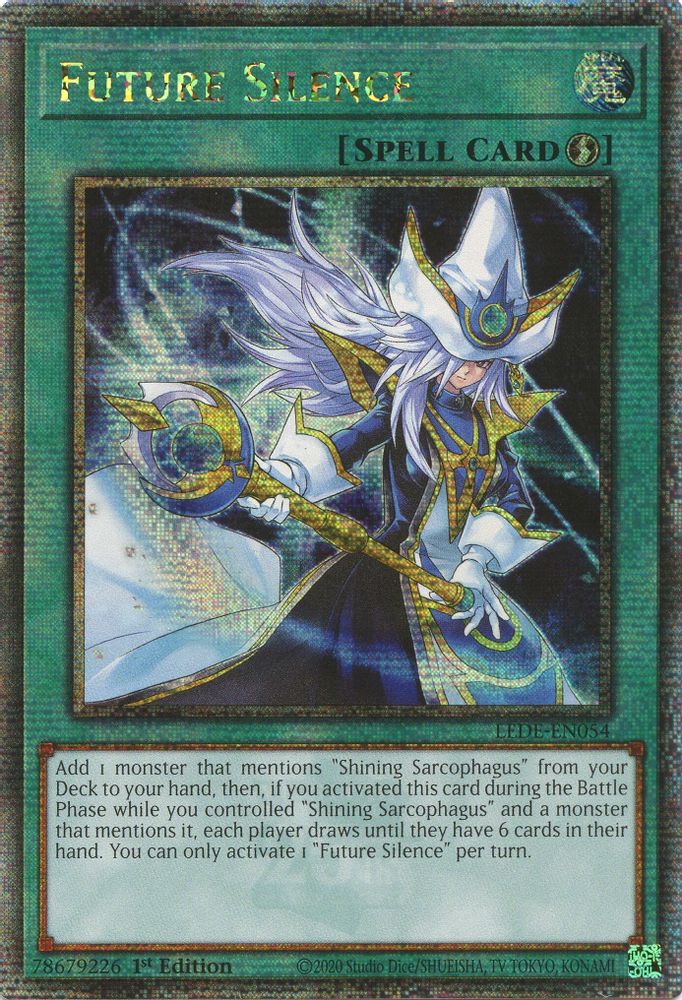 Future Silence (Quarter Century Secret Rare) (LEDE-EN054) - Quarter Century Secret Rare