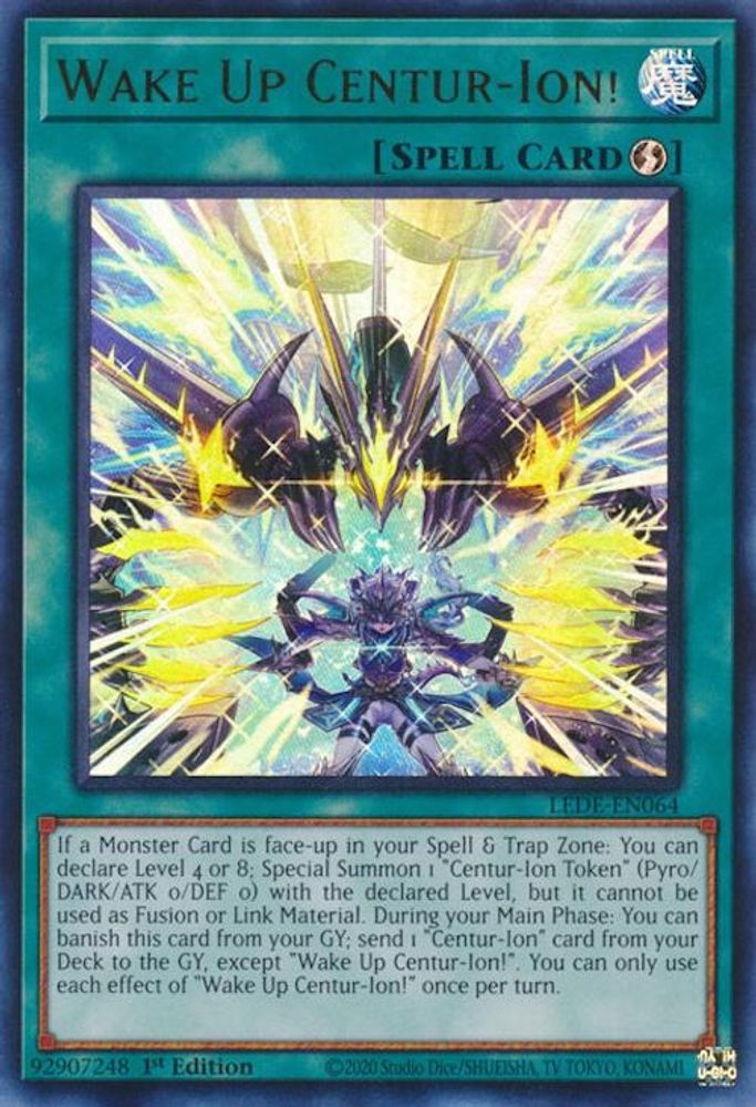 Wake Up Centur-Ion! (LEDE-EN064) - Ultra Rare