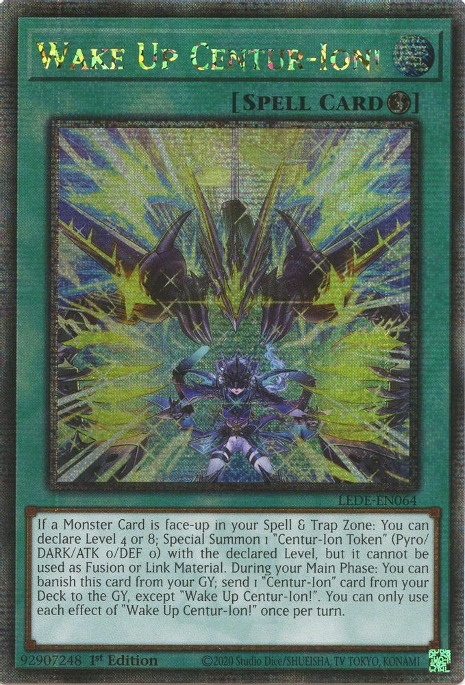 Réveillez-vous Centur-Ion ! (Quart de siècle secret rare) [LEDE-EN064] Quart de siècle secret rare 