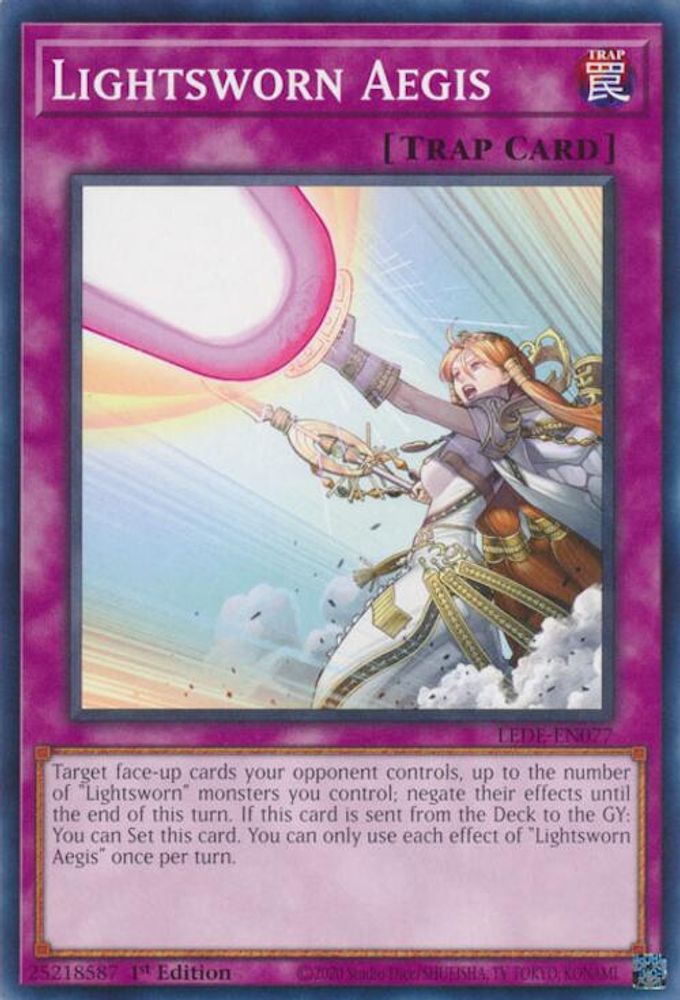 Lightsworn Aegis (LEDE-EN077) - Common