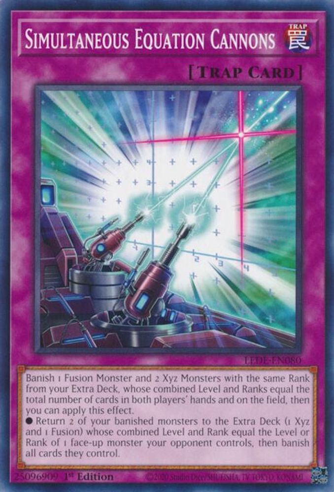 Simultaneous Equation Cannons (LEDE-EN080) - Common