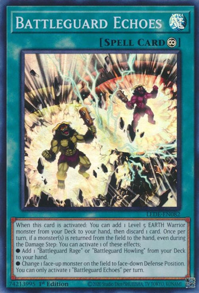 Échos de garde de bataille [LEDE-EN082] Super Rare 