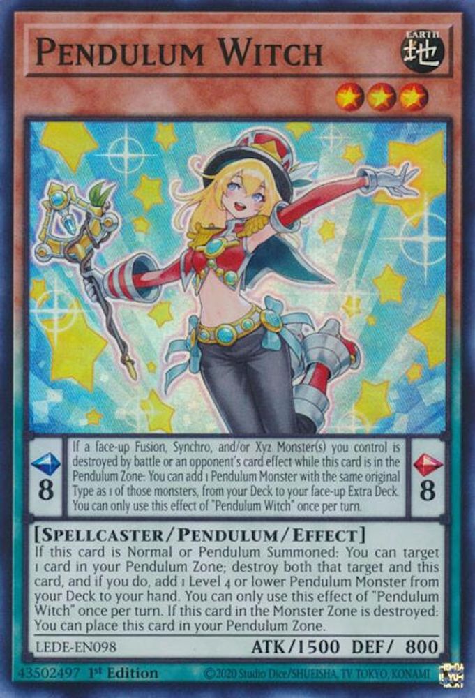 Pendulum Witch (LEDE-EN098) - Super Rare