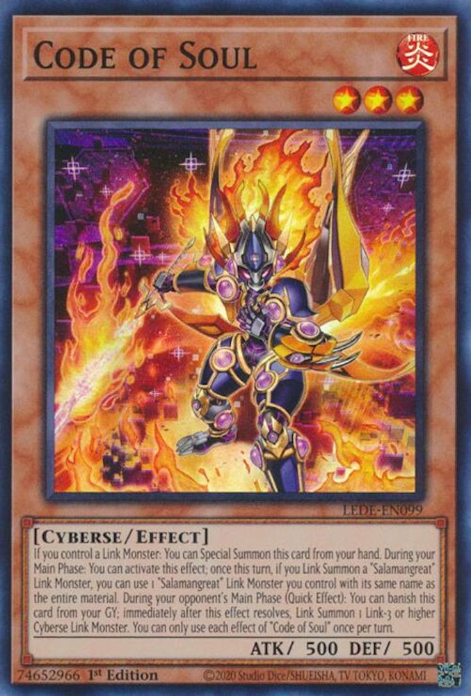 Code of Soul (LEDE-EN099) - Super Rare