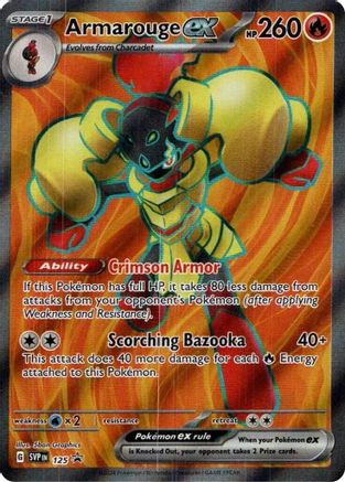 Armarouge ex 125  - Holofoil - Promo