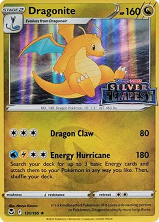 Dragonite (Silver Tempest Stamped) 131  - Holofoil - Holo Rare